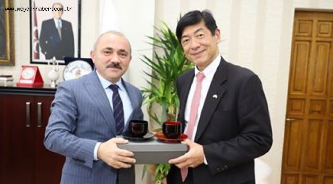  Japonya Büyükelçisi Miyajima'dan Başkan Esen'e Anlamlı Ziyaret  