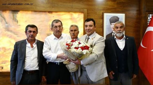 Karabük Merkez Mahalle Muhtarlar Derneği Yeni Yönetiminden Başkan Vergili'ye Hayırlı Olsun Ziyareti