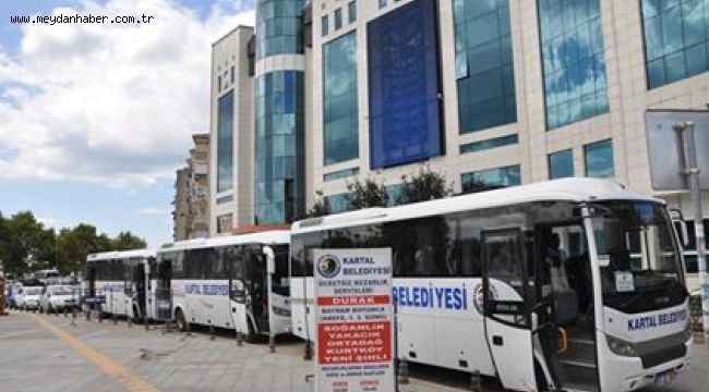 KARTAL BELEDİYESİ'NDEN BAYRAMDA ÜCRETSİZ MEZARLIK ULAŞIMI  