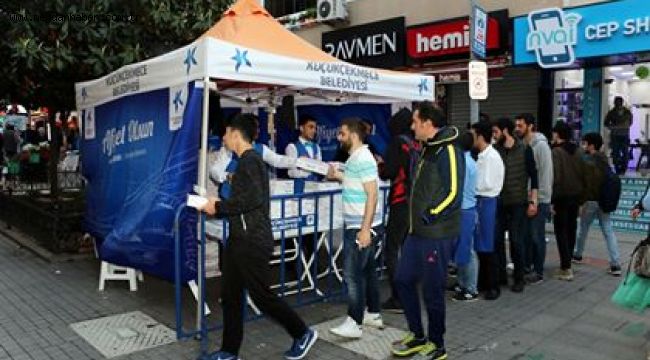 KÜÇÜKÇEKMECE'DE KEYİFLİ RAMAZAN AKŞAMLARI BAŞLIYOR