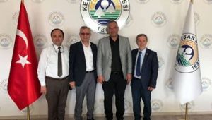 Özkan Günenç'ten,Mustafa Helvacıoğlu'na ziyaret