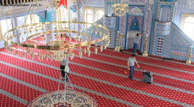 PAMUKKALE'DE CAMİLER BAYRAMA HAZIR