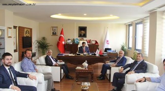 RTEÜ REKTÖRÜNDEN PROF.DR. KÖSE'YE ZİYARET