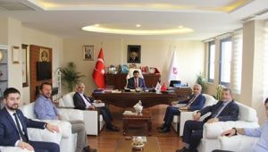 RTEÜ REKTÖRÜNDEN PROF.DR. KÖSE'YE ZİYARET