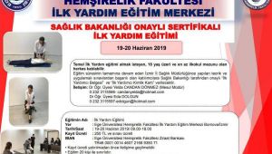 Sağlık Bakanlığı Onaylı Sertifikalı "İlk Yardım Eğitimi" Başlıyor