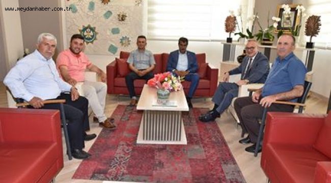 Şehzadeler Ziraat Odası'ndan Başkan Ergün'e Ziyaret