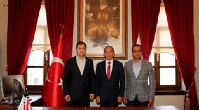 Yücel'den Oğuz'a kutlama ziyareti