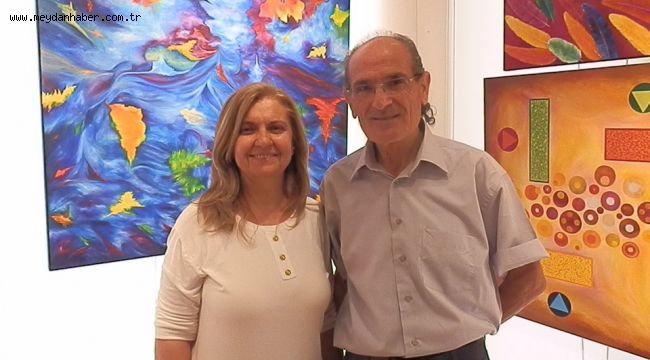 AHMET ZEREN SOYUT SOMUT RESİMLER VE MASKLARINI FOÇADA SERGİLİYOR