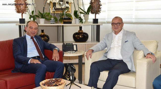 Başkan Akın, Büyükşehir Belediye Başkanı Ergün ile Buluştu