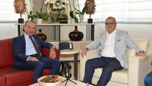 Başkan Akın, Büyükşehir Belediye Başkanı Ergün ile Buluştu