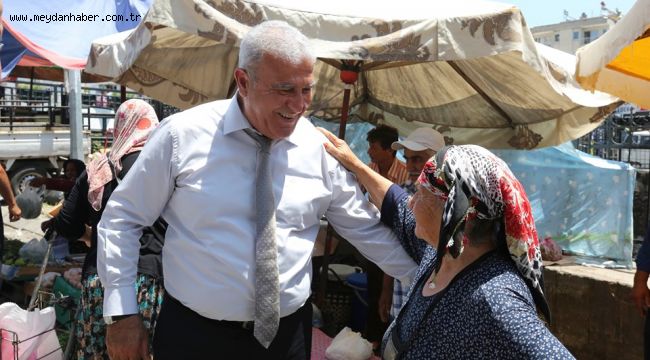 BAŞKAN ATAY ÜRETİCİ PAZARI'NDA