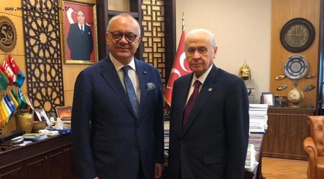Başkan Ergün MHP Lideri Bahçeli'yi Ziyaret Etti
