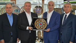 BAŞKAN YAVAŞ'TAN TÜRK-İŞ'E ZİYARET
