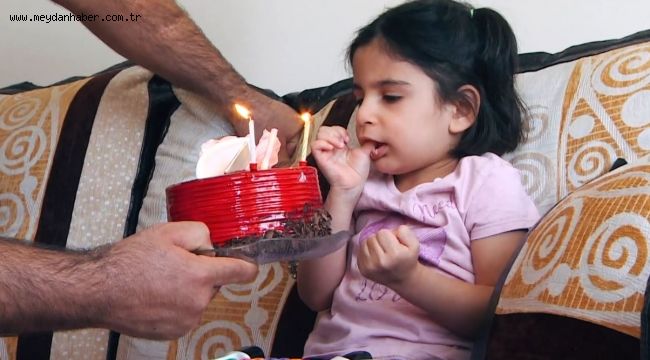 Beyincik erimesi hastası minik Aysima için yardım bekleniyor
