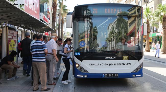 Büyükşehir otobüsleri KPSS' ye gireceklere ücretsiz