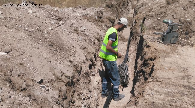 ÇAVDARLILAR VE GÖKLER KÖYÜ İÇME SUYU HATLARI YAPIM İŞİ TAMAMLANDI