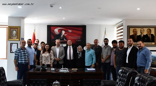 Cumhuriyet Halk Partisi Merkez İlçe Yönetimi Başkan Elçin'i ziyaret etti