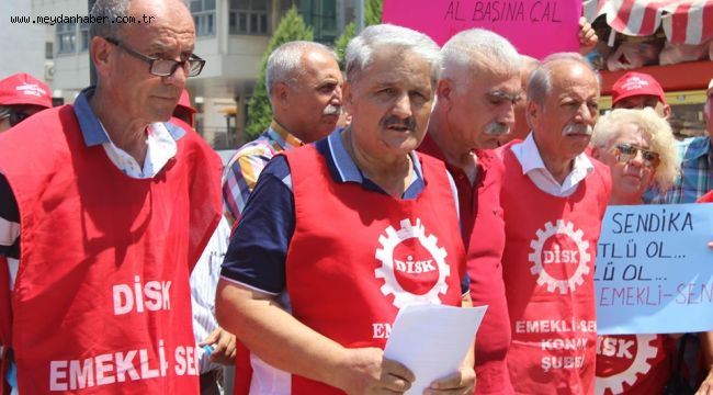 DİSK EMEKLİ Sen'den emekli zammına tepki