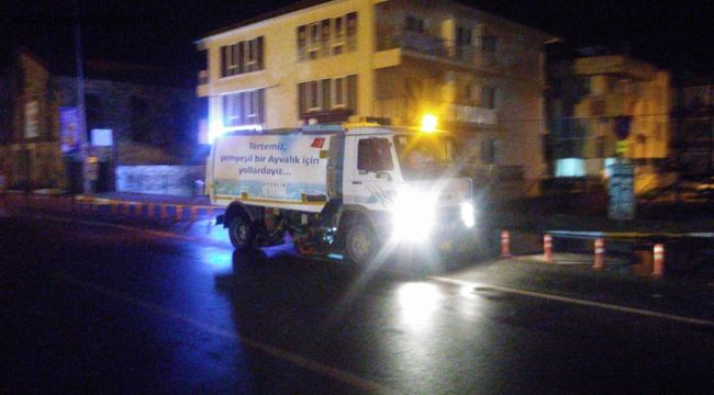 EKİPLER DÜN GECE YAŞNANAN AFETTE GECE MESAİSİ YAPTI