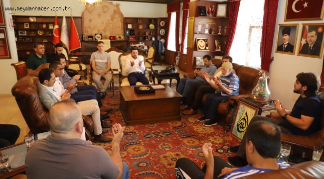 İNTERPOL DAİRE BAŞKANI LÜTFİ ÇİÇEK´TEN BAŞKAN ARI'YA ZİYARET