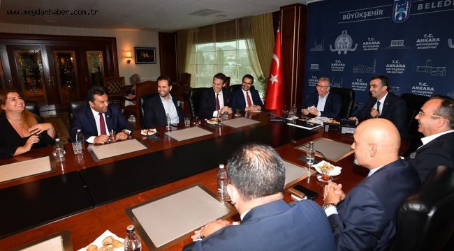 İŞ DÜNYASINDAN BAŞKAN YAVAŞ'A ZİYARETLER DEVAM EDİYOR…