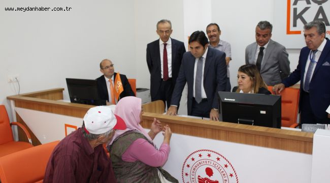 MERKEZEFENDİ'DE AÇIK KAPI BÜROSU AÇILDI