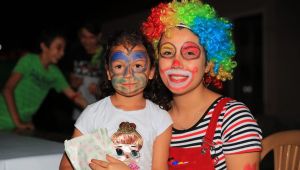 PAMUKKALE'DE ÇOCUKLAR ŞENLİKTE DOYASIYA EĞLENDİ