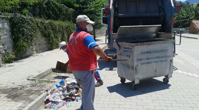 SINDIRGI'DA KESİNTİSİZ TEMİZLİK HAREKÂTI