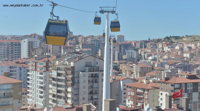 TELEFERİK HATTI'NDA BAKIM ÇALIŞMASI…