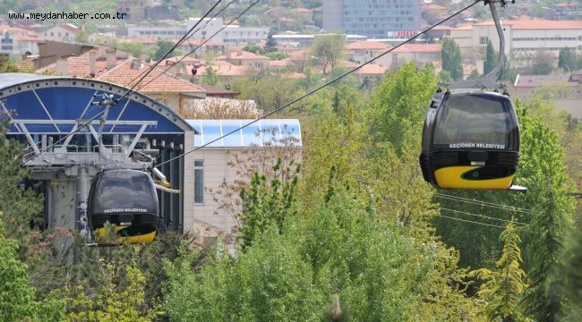 TELEFERİKLE GÖKYÜZÜNDEN ANKARA'YA BAKIŞ