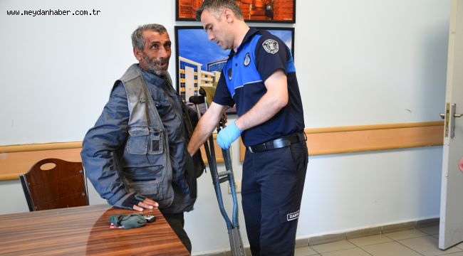 Zabıtadan dilenci operasyonu