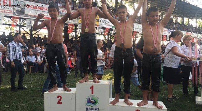 28.Geleneksel Seydikemer Belediyesi Seki Yağlı Pehlivan Güreşlerinde 3 Madalya Köyceğiz Belediyespor'da...