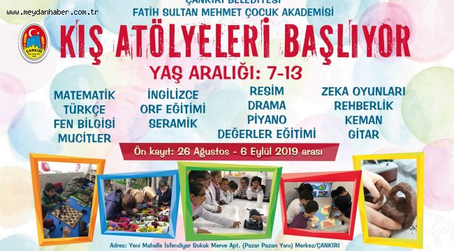 4. Dönem Kış AtölyeleriÖn Kayıtları Başlıyor