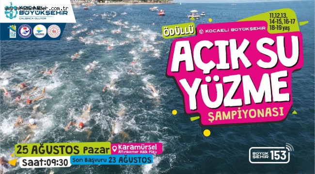 Açık Su Yüzme Şampiyonası Karamürsel etabı başlıyor