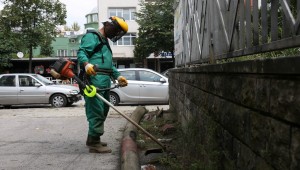 Ani yağışlara karşı menfez ve mazgallar temizlendi