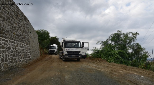''AYDINLAR MAHALLESİNDE YOL ÇALIŞMALARI''