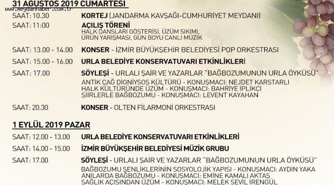 Bağbozumu Şenlikleri başlıyor 