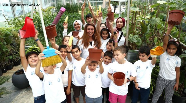 Bağcılar'da çocuklar organik tarımla büyüyor