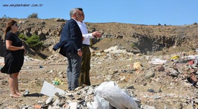 Basın Bülteni 348 Başkan Helvacıoğlu Hafriyat Alanını İnceledi