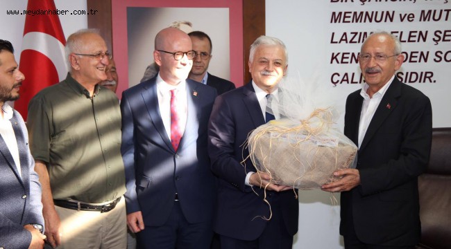 BAŞKAN DEVECİLER PROJELERİNİ KILIÇDAROĞLU'NA ANLATTI