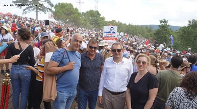 BAŞKAN ERGİN, FAZIL SAY'IN "SU VE VİCDAN NÖBETİ'NE DESTEK KONSERİ"NE KATILDI