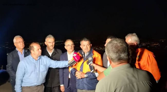 Başkan Selvitopu gece-gündüz yangın bölgesinde