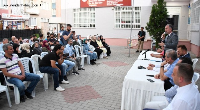 Başkan Taban Mahalle Buluşmalarına Devam Ediyor