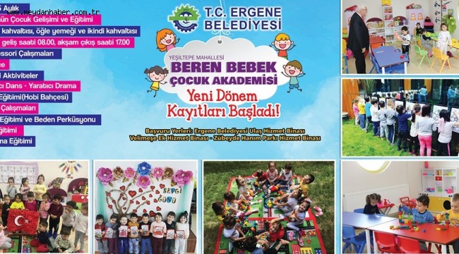 Beren Bebek Çocuk Akademisinde Yeni Dönem Kayıtları Başladı