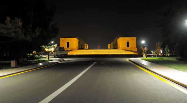 BÜYÜKŞEHİR'DEN ANITKABİR'E ÖZEL ÇALIŞMA…