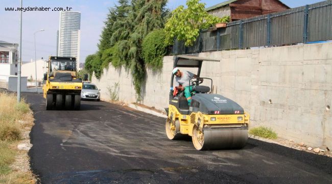ÇANKAYA'DA ASFALT ÇALIŞMALARI HIZ KESMİYOR