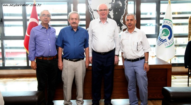 Çarşı Camii Derneği'nden Kazım Kurt'a hayırlı olsun ziyareti 