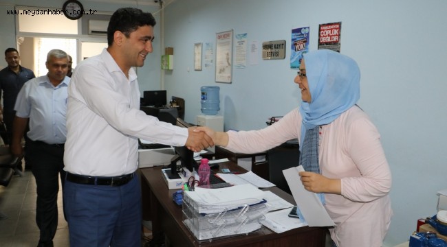 Çevik'ten Ahmetli'ye Ziyaret