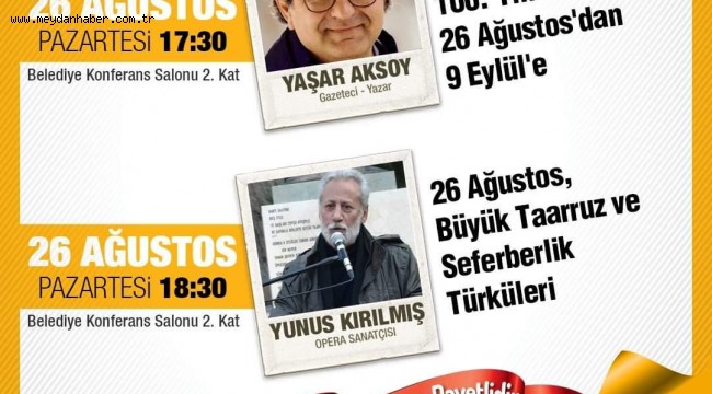 Çiğli Belediyesi Zafer, Barış ve Kurtuluş etkinlikleri daveti