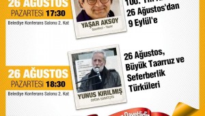 Çiğli Belediyesi Zafer, Barış ve Kurtuluş etkinlikleri daveti